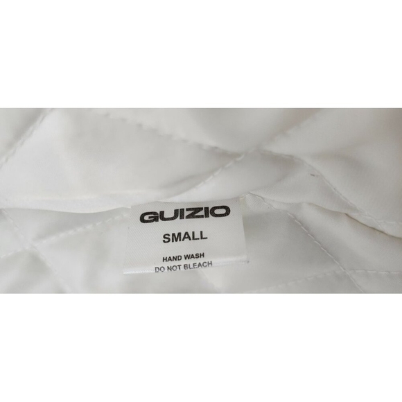 Danielle Guizio OVERSIZED SHERPA BUTTON-UP JACKET CREAM Size S - Picture 9 of 14